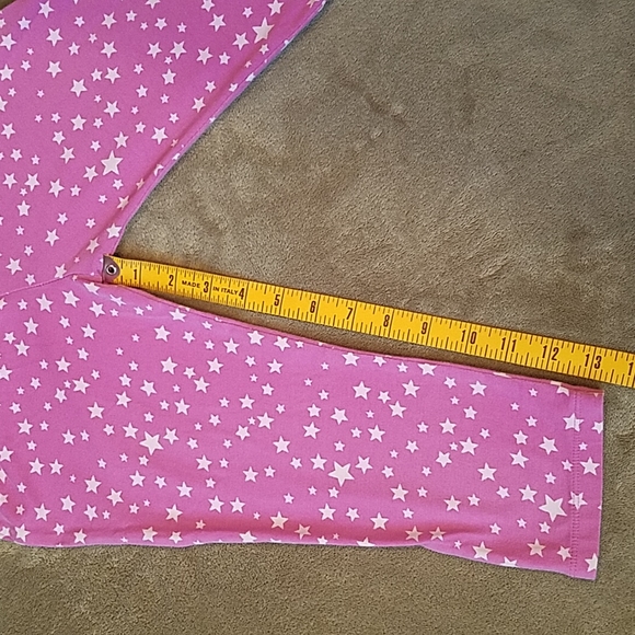 Garnet Hill kids purple pants w/ white stars. - Picture 4 of 5